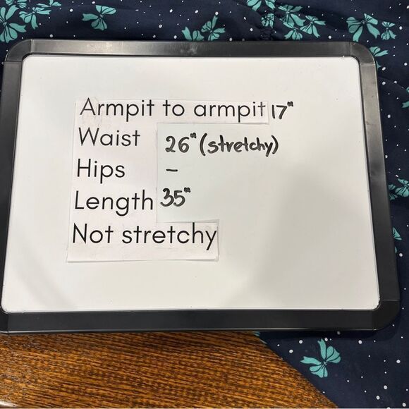 Maurice’s navy bow print Sleeveless mini Dress size small - Picture 7 of 12